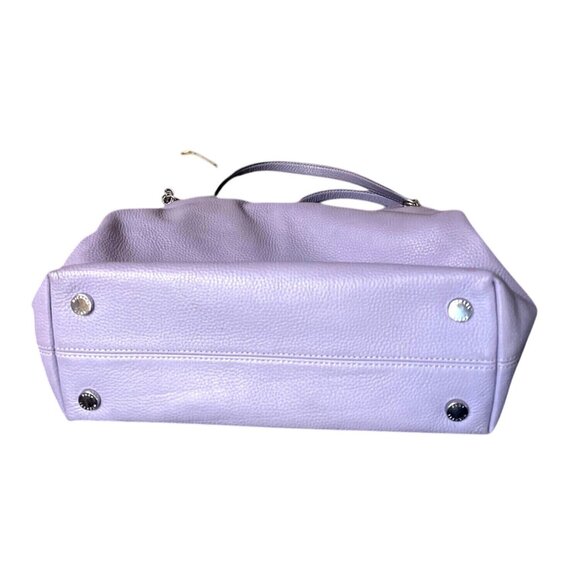 MICHAEL KORS SIGNATURE JET SET LARGE CHAIN Lilac SHOULDER BAG TOTE - Picture 7 of 7